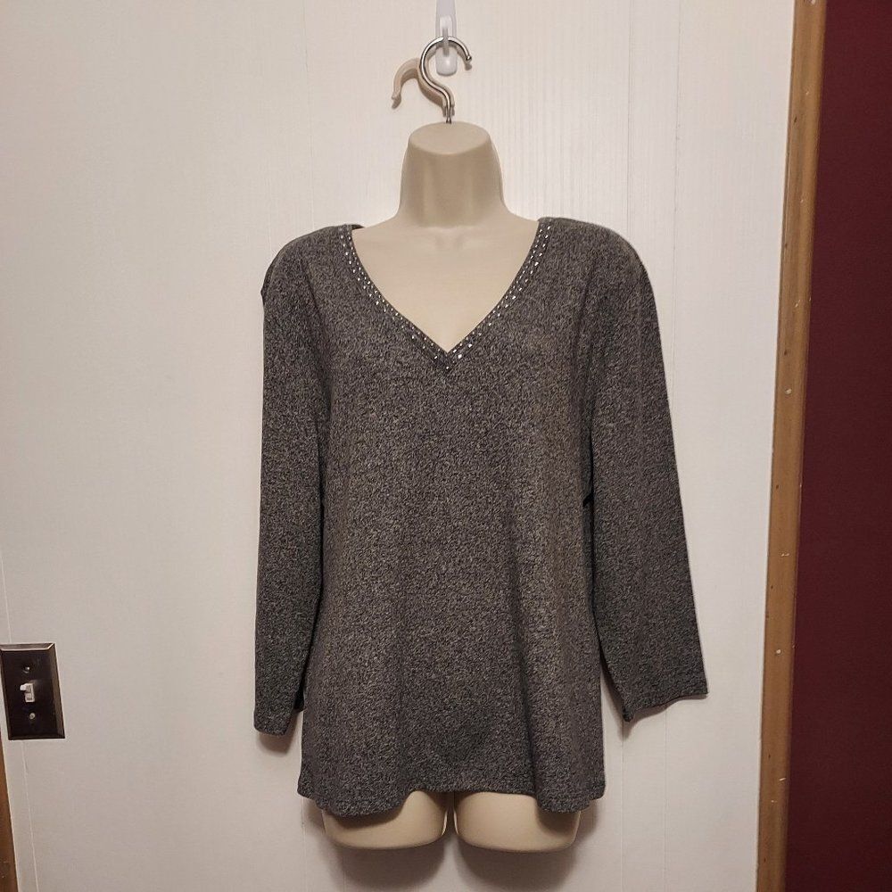 Raffaella  XXL  Excellent cond grey cotton/poly